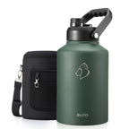 BUZIO 2 Gallon Water Jug Insulated Insulated with Fixed-Angle Large Handle