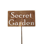 Funny Garden Stake 20 to 33 Inches Tall (Gardener Wanted, XL 33" Tall)