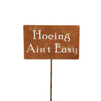 Funny Garden Stake 20 to 33 Inches Tall (No Pesticides Please, XL 33" Tall)