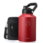 BUZIO 2 Gallon Water Jug Insulated Insulated with Fixed-Angle Large Handle