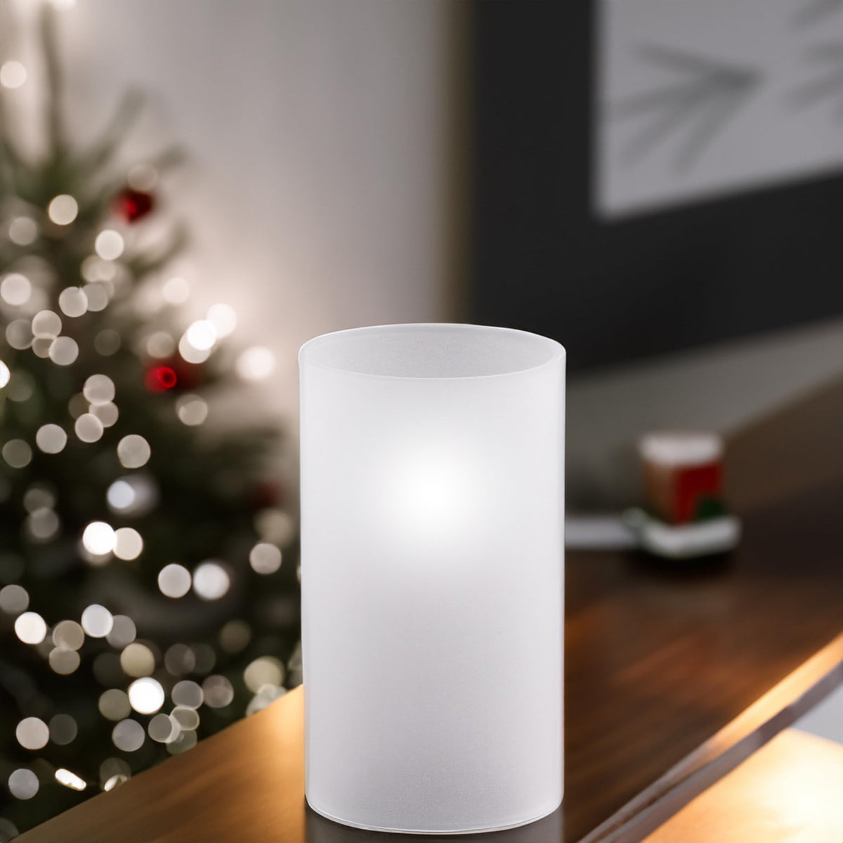 WGVI Hurricane Candle Holder Sleeve, W: 2.5", Ht: 14", Frosted Glass Cylinder Open Both Ends, Chimney Tube Shade, 12 Piece