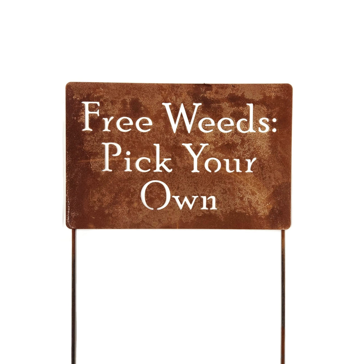 Funny Garden Stake 20 to 33 Inches Tall (The Vineyard, Large 28" Tall)