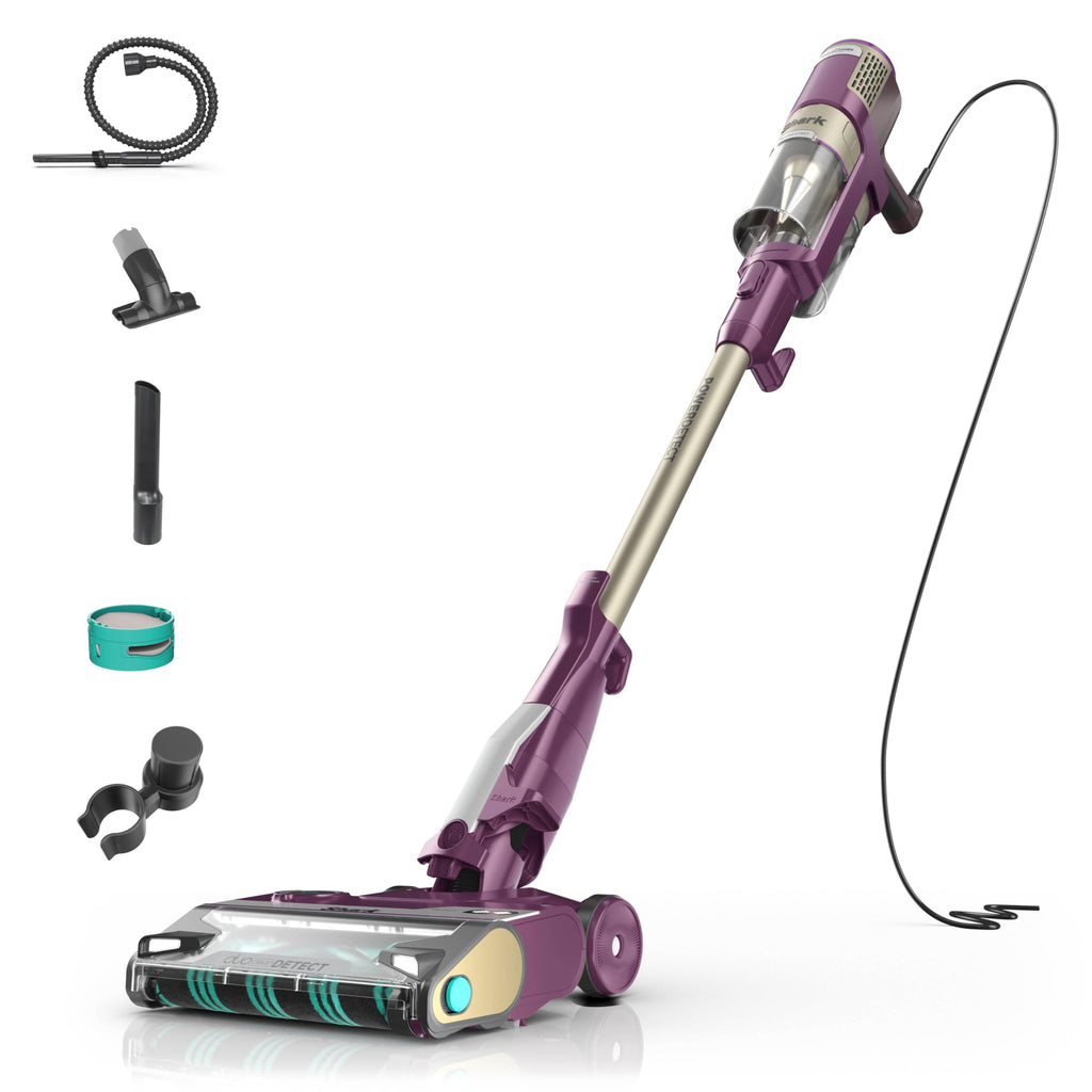 Shark HV302 Rocket Pet Corded Stick Vacuum, Lightweight with Swivel Steering for Carpets & Hard Floors, Converts to Hand Vacuum, Includes Crevice Tool, Pet Multi-Tool & Precision Duster, Orange