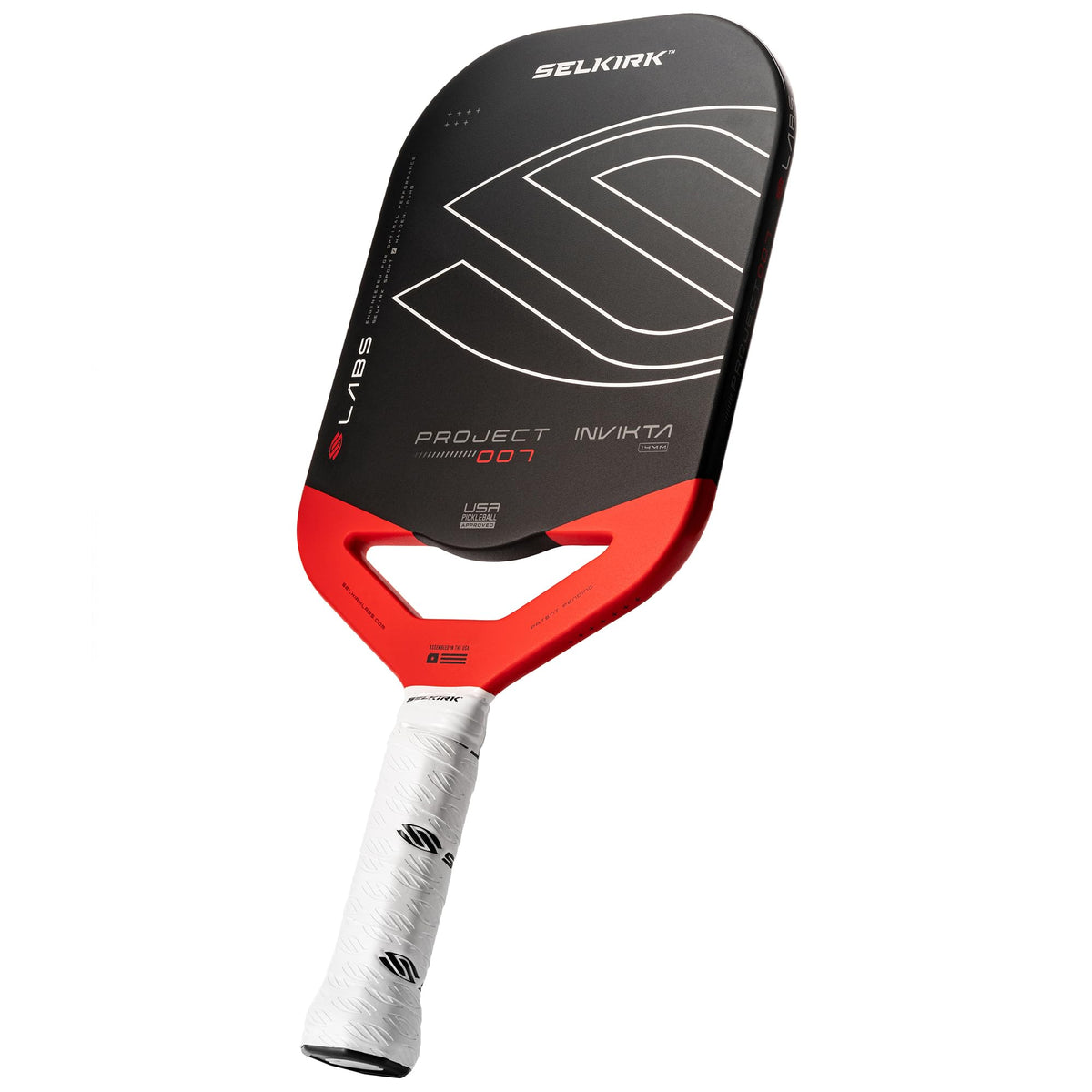 Selkirk Sport Labs 007 Pickleball Paddles | Raw Carbon Fiber + Titanium