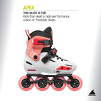 Rollerblade Apex Junior Adjustable Fitness Inline Skate