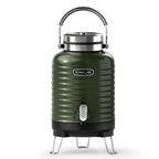 IDEUS Insulated Beverage Dispenser 1.4gal, Drink Container Deep Green