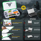 Ghosthorn Fishing Backpack with 3600 Tackle Box Fishing Gear Set Tackle Bag