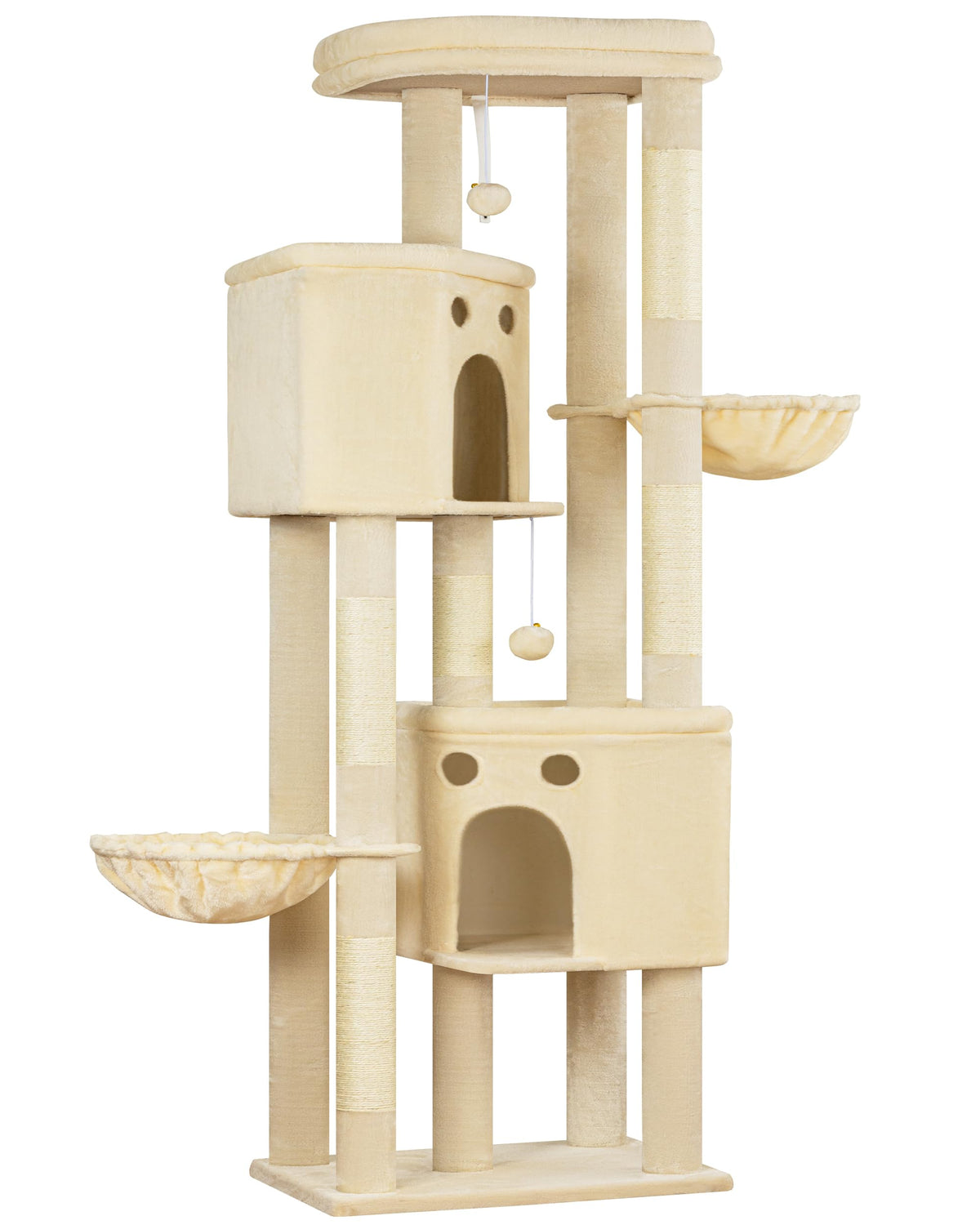 Cat Tree for Indoor Cats Large Adult, 84 in Extra Tall Heavy Duty Cat Tower