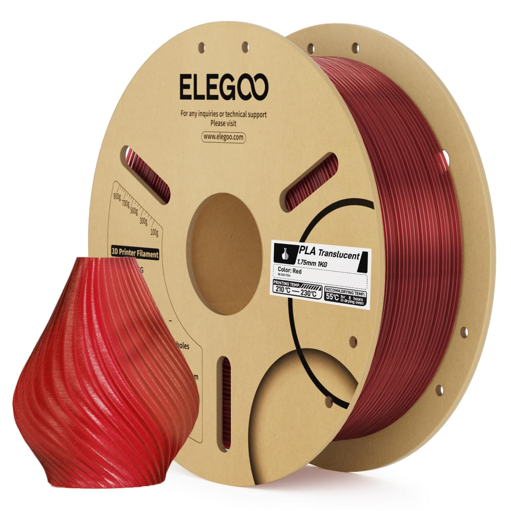 ELEGOO PLA 3D Printer Filament 1.75mm Bundle Multicolors 10KG