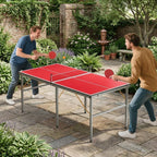 6x3ft Mid-Size Professional Portable Folding Ping Pong Table
