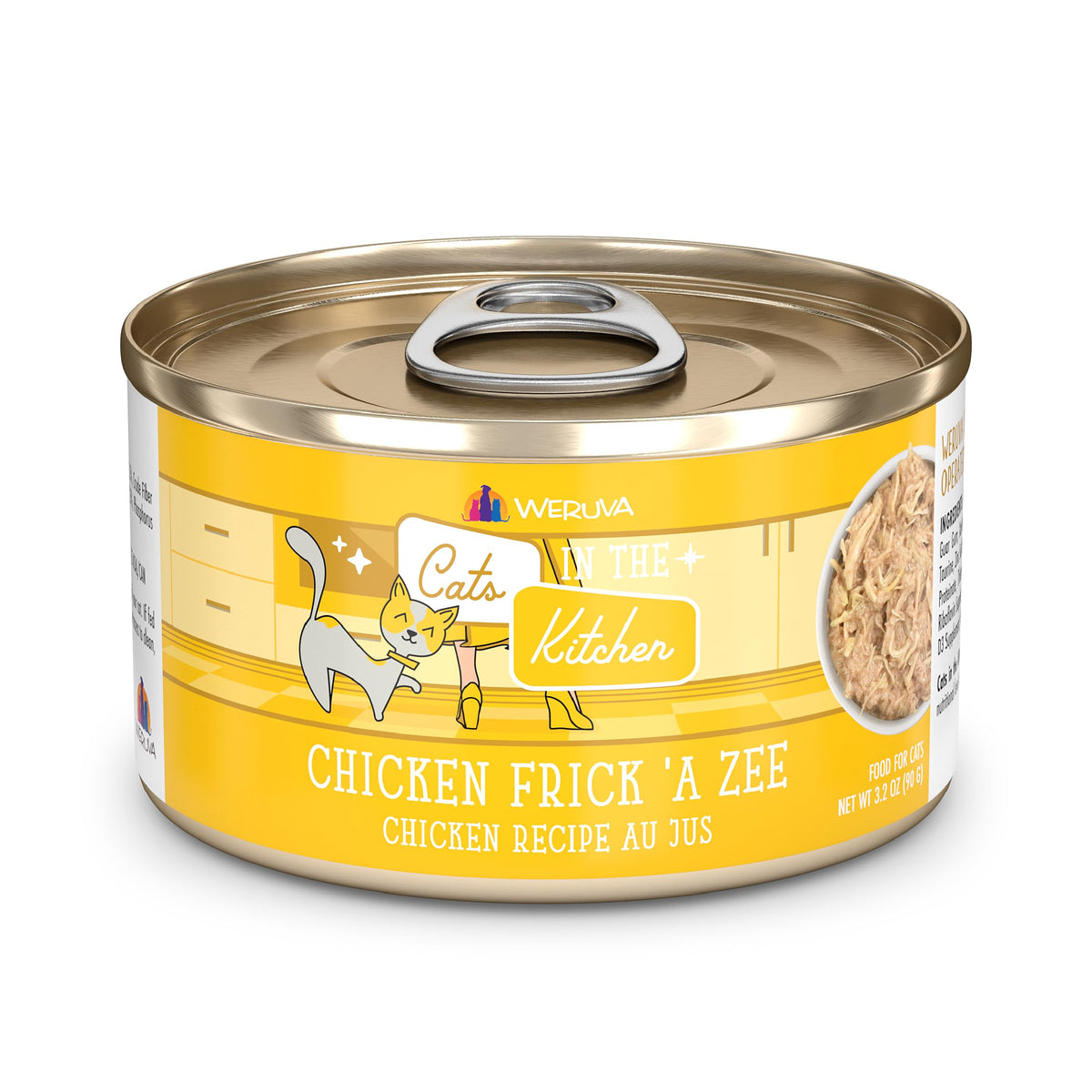 Weruva Cats in the Kitchen, Kitchen Cuties Variety Pack, Wet Cat Food, 6oz Cans (Pack of 24)