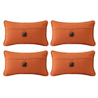 Outdoor Sunbrella Decorative Pillows Pack of 4, 20" x 12" Outdoor Pillow Set for Couch Bed Throw Patio Sofa, Airies Marble