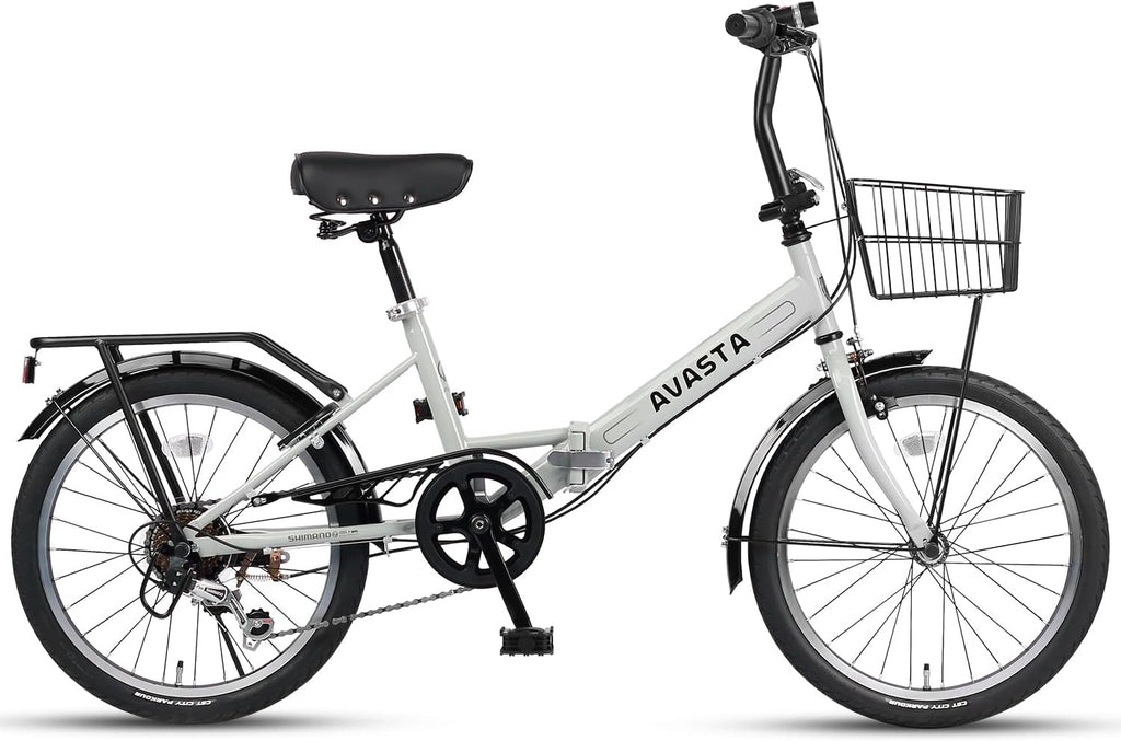 AVASTA Quartet Folding Bike, 20/24 Inch, 7-Speed, Dual Brakes