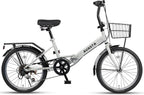 AVASTA Quartet Folding Bike, 20/24 Inch, 7-Speed, Dual Brakes