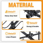 HECASA Universal 4 Bike Platform Carrier Mount Rack Foldable