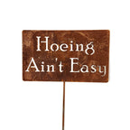 Funny Garden Stake 20 to 33 Inches Tall (Gardener Wanted, XL 33" Tall)