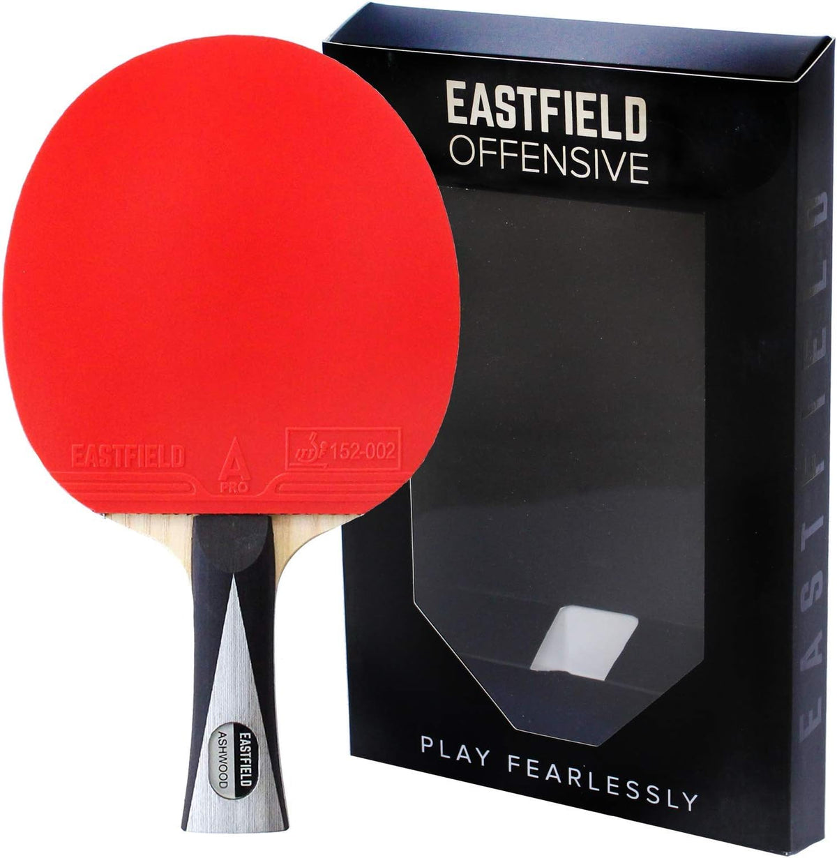 Eastfield Offensive Professional Table Tennis Racket - Advanced & Elite Ping Pong Paddle, ITTF Approved Professional Spin Rubber, 7-Ply Carbon Blade, Premium Competition Bat