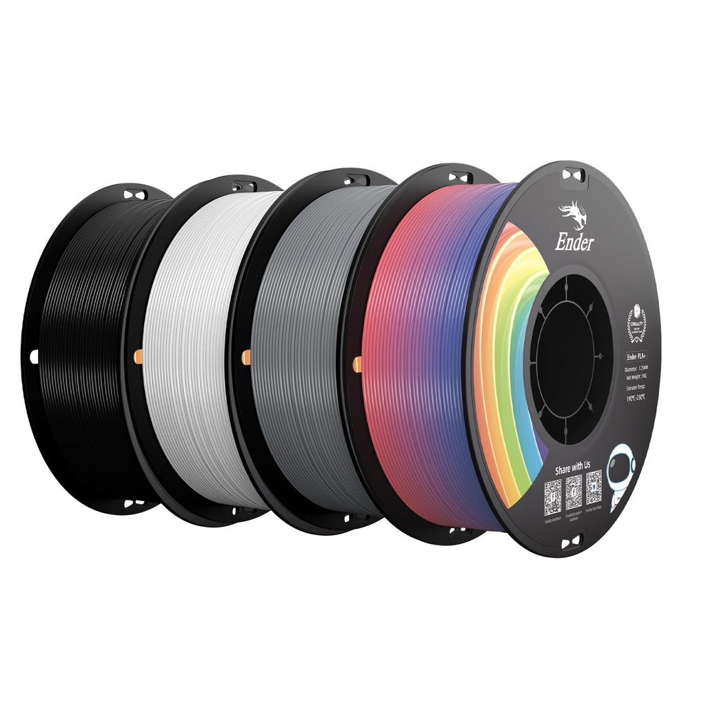 Creality PLA 3D Printer Filament, Multicolor, 12-Pack, 12KG Total
