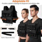 Goplus Adjustable Weighted Vest, 44lbs/66lbs Weight Vest for Men Women