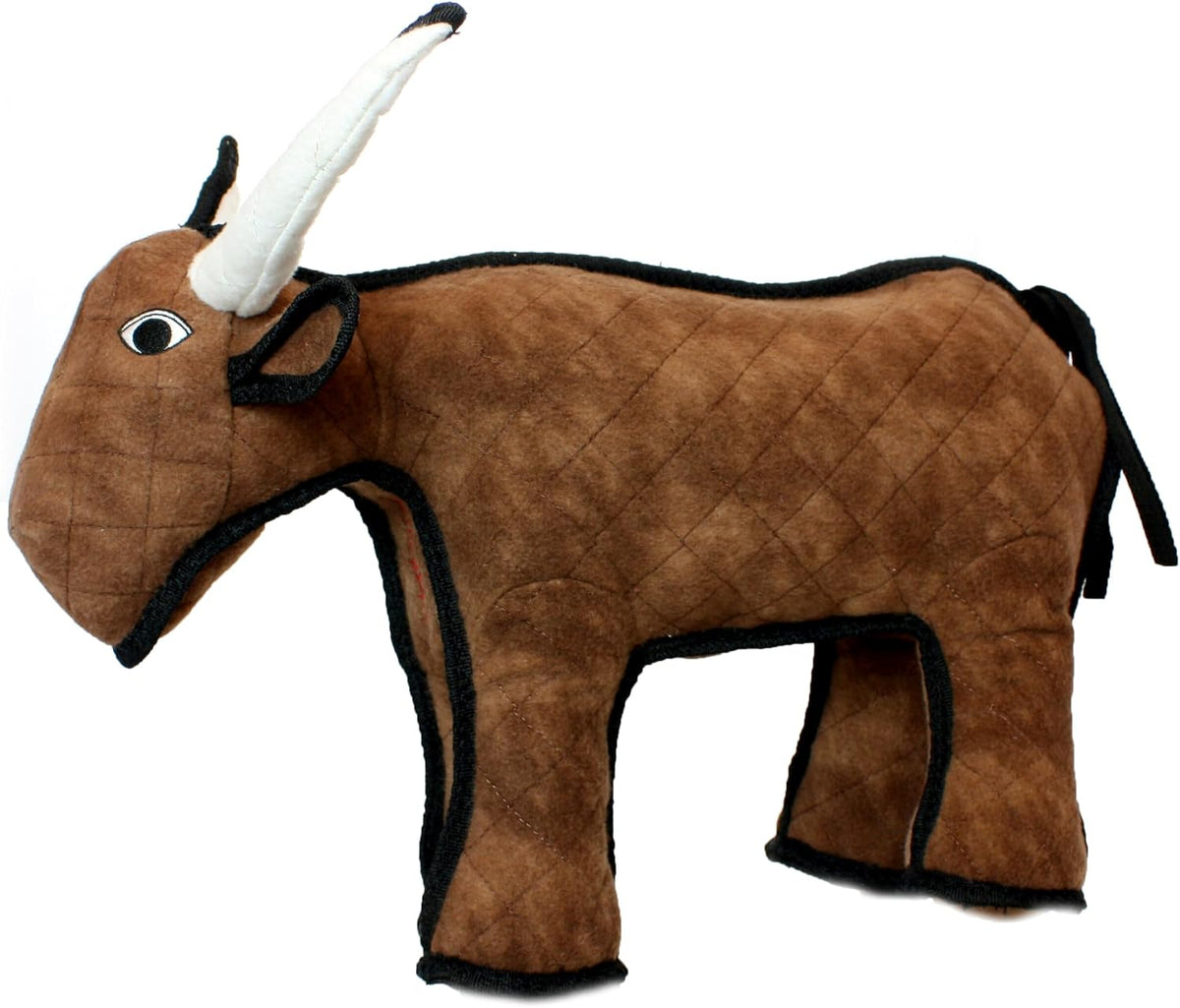TUFFY® Bull Ultra Durable Plush Dog Toy