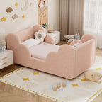 DoCred Toddler Bed, Upholstered Toddler Bed for Girls&Boys