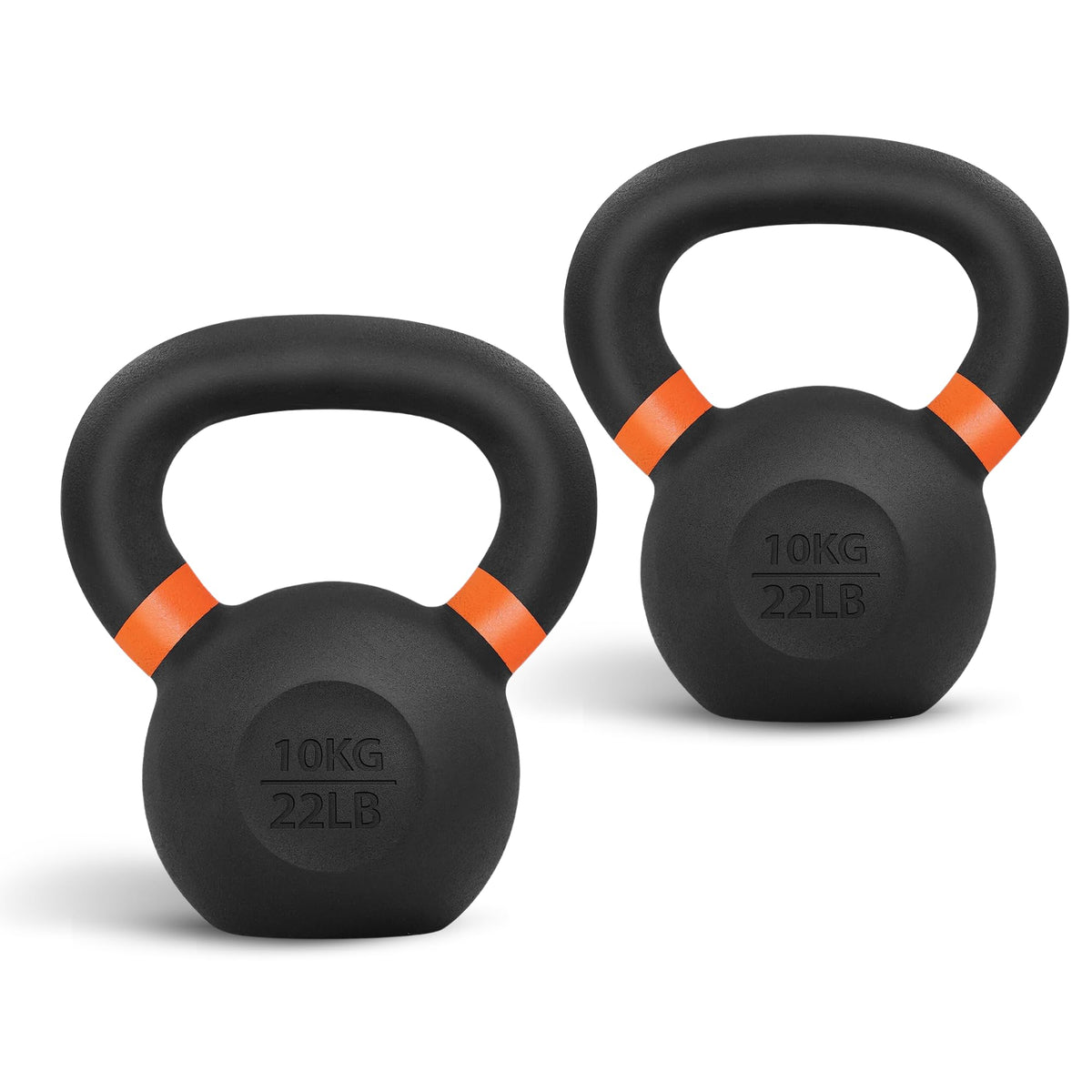 Yes4All Powder Coated Kettlebell, 9–88 lb Cast Iron Weights