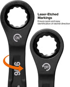 KLEIN TOOLS 69418CG 18-Piece Combination Ratcheting Wrench Set