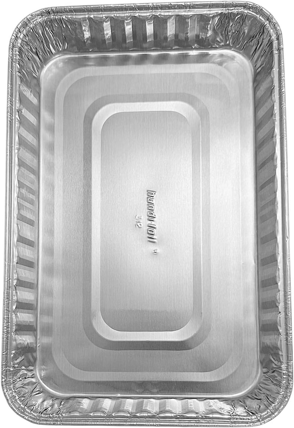 PACTOGO 9" x 6" x 1.25" Oblong Disposable Aluminum Foil Danish Cake Pans - Ideal Baking Tins for Sweets, Cakes, Cookies, Brownies (Pack of 100)
