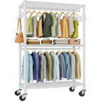 VIPEK R2 Plus Clothes Rack Heavy Duty Rolling Closet for Hanging Clothes