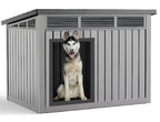 VIXZEN Dog House Outdoor & Indoor, Medium Size, Black