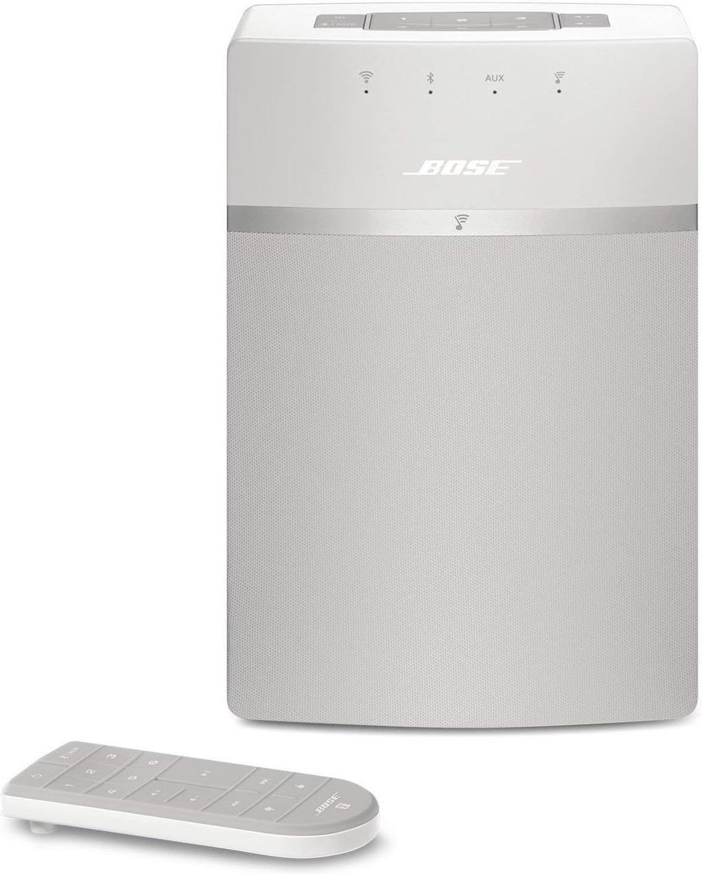 Bose SoundTouch 10 Wireless Speaker, Compatible with Alexa, White (Renewed)