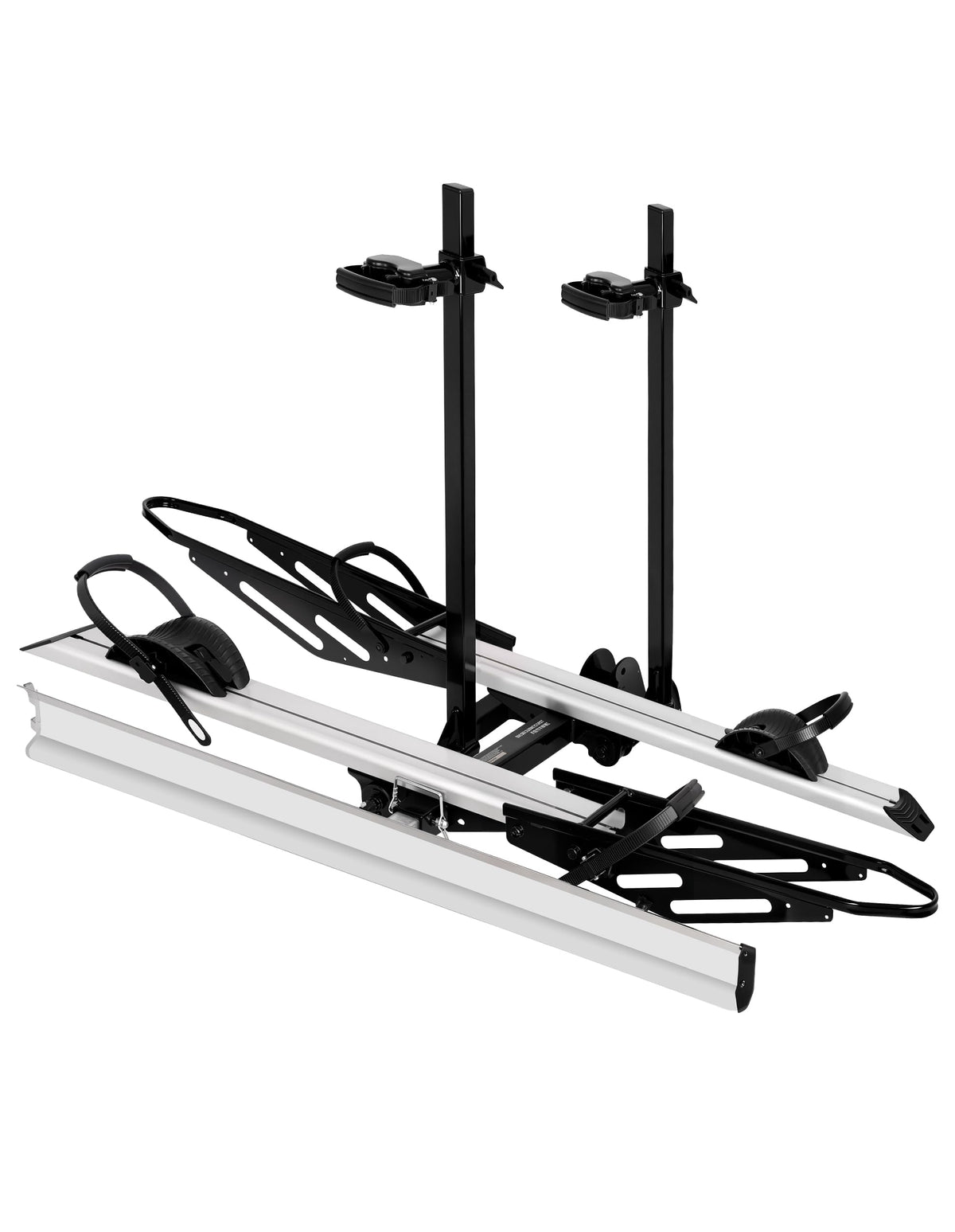 YOUNG ELECTRIC 100LBS. Capacity Aluminum 1-Ebike Rack for Bicycles and Electric Bikes, fits Car SUV Van RV and Trailer with 2" Receiver