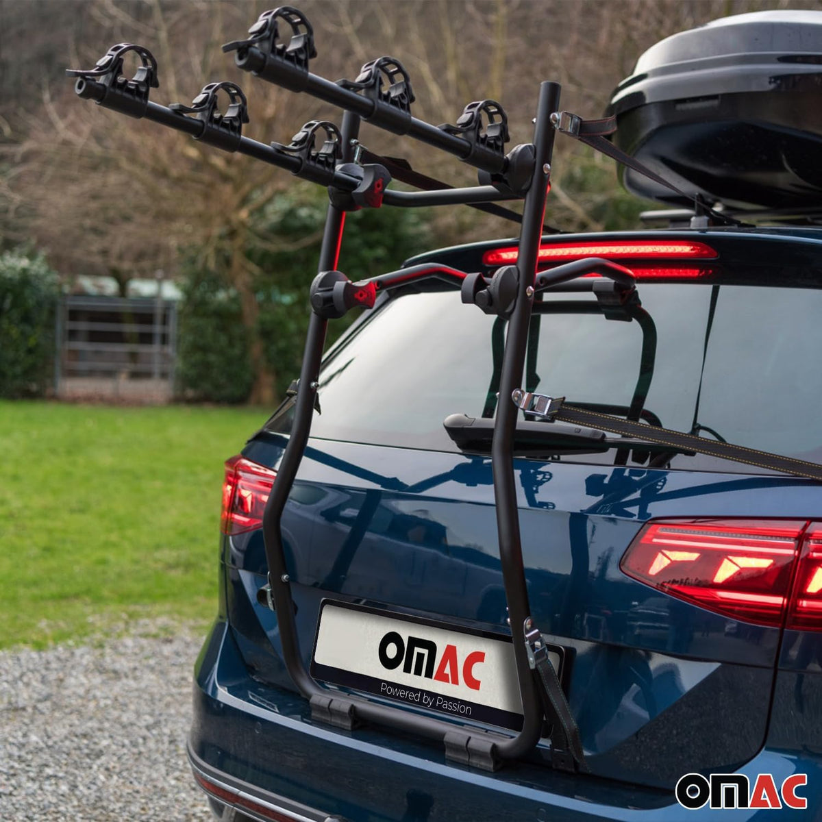 3 Bike Rack Carrier Hitch Mount for Subaru Outback 2010-2014 Black 1Pc