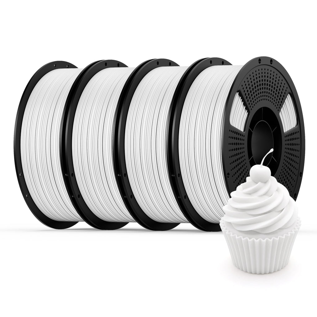 UJOY3D 10kg Elite PLA+ 3D Printer Filament Bundle, 10 Color Pack 3D Printing Filament 1.75mm, 1kg Spool 10 Pack, Black+Jade White+Cream White+Grey+Red+Cobalt Blue+Green+Orange+Yellow+Beige Skin