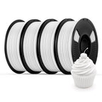 UJOY3D 10kg Elite PLA+ 3D Printer Filament Bundle, 10 Color Pack 3D Printing Filament 1.75mm, 1kg Spool 10 Pack, Black+Jade White+Cream White+Grey+Red+Cobalt Blue+Green+Orange+Yellow+Beige Skin