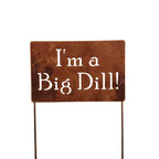 Funny Garden Stake 20 to 33 Inches Tall (Bunny Crossing, XL 33" Tall)