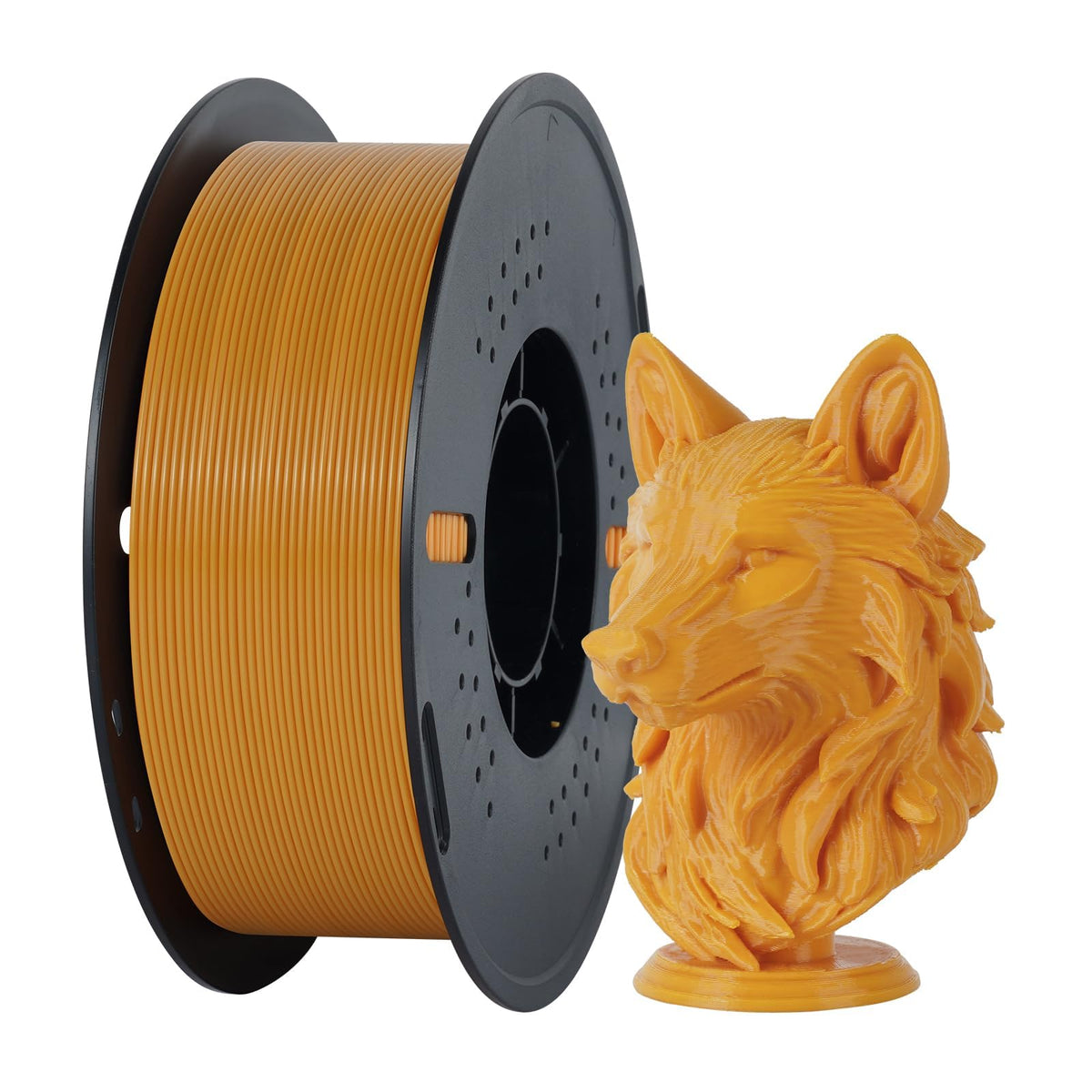 Kingroon PETG 3D Printer Filament, 10 Rolls, Dimensional Accuracy +/- 0.03 mm, 1kg Spool(2.2lbs), 1.75 mm，10KG Ten Colors Black White Grey Red Blue Green Yellow Orange Transparent Silver