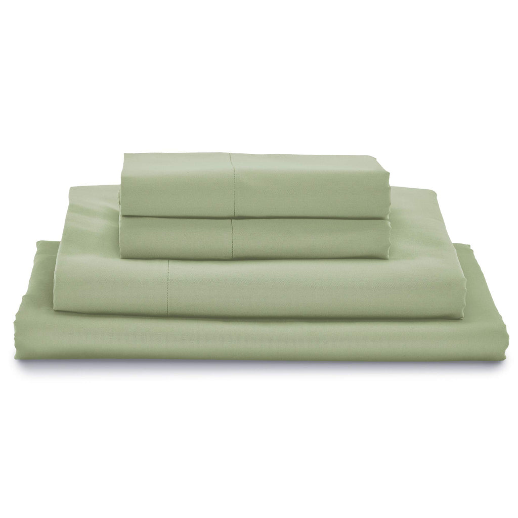 MyPillow Giza Dreams Bed Sheets, 100% Certified Giza Egyptian Cotton, Deep Pocket, Sateen Weave [Queen, Sage]
