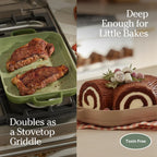 Our Place Mini Griddle Pan, 9" Nonstick Ceramic Stovetop Griddle, 2 Qt