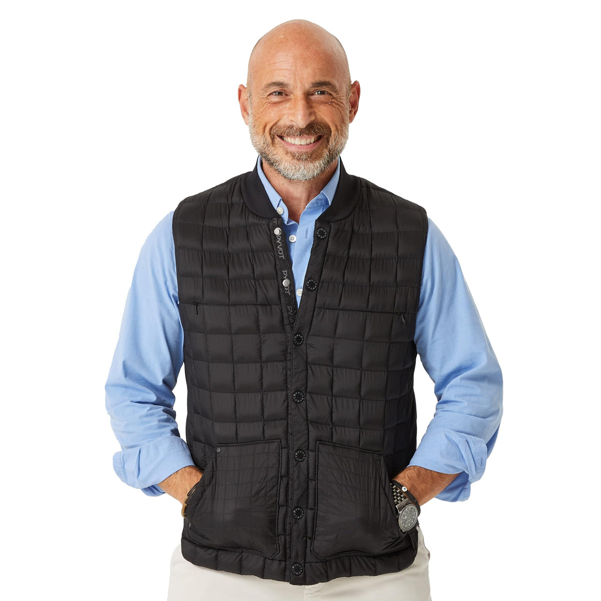 PYVOT Men's Journey Weighted Vest, Fitness Apparel for Walking & Workouts