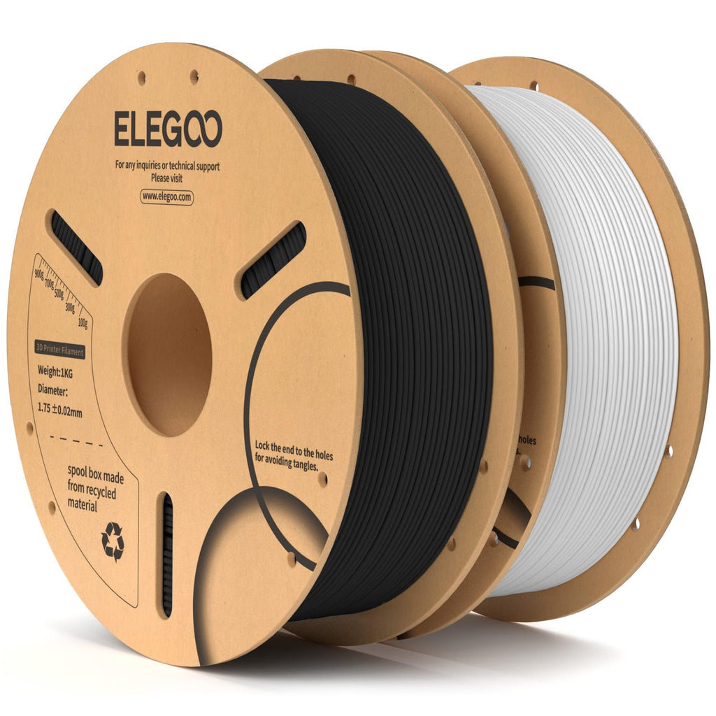 ELEGOO PLA 3D Printer Filament 1.75mm Bundle Multicolors 10KG