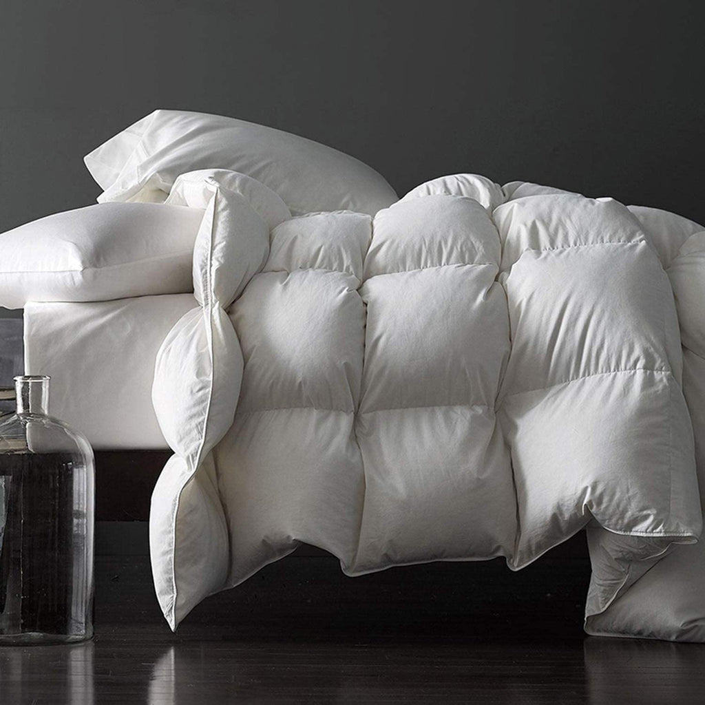 Royoliving Premium Feathers Down Comforter King Size Duvet Insert