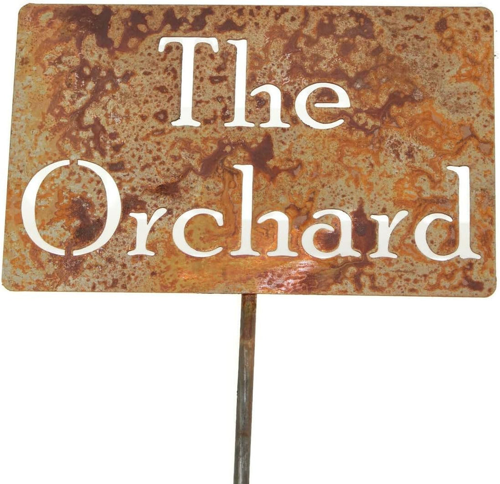 Funny Garden Stake 20 to 33 Inches Tall (The Orchard, Large 28" Tall)