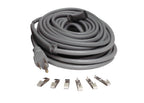 Wrap-On Roof and Gutter Deicing Cable - 175' Grey Electric Heating Cord with 3 Prong Plug & 120 Volt Operation - 14175