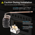 Robertshaw KK-8-48 Oven Thermostat, Replacement for Viking PB010035