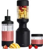 Beast Mega 1200 Plus Countertop Blender, XL Vessel, Carbon Black, 1200W