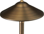 VOLT Max Spread 12V Solid Brass Path Light (25" Tall, 9" Shade), Bronze