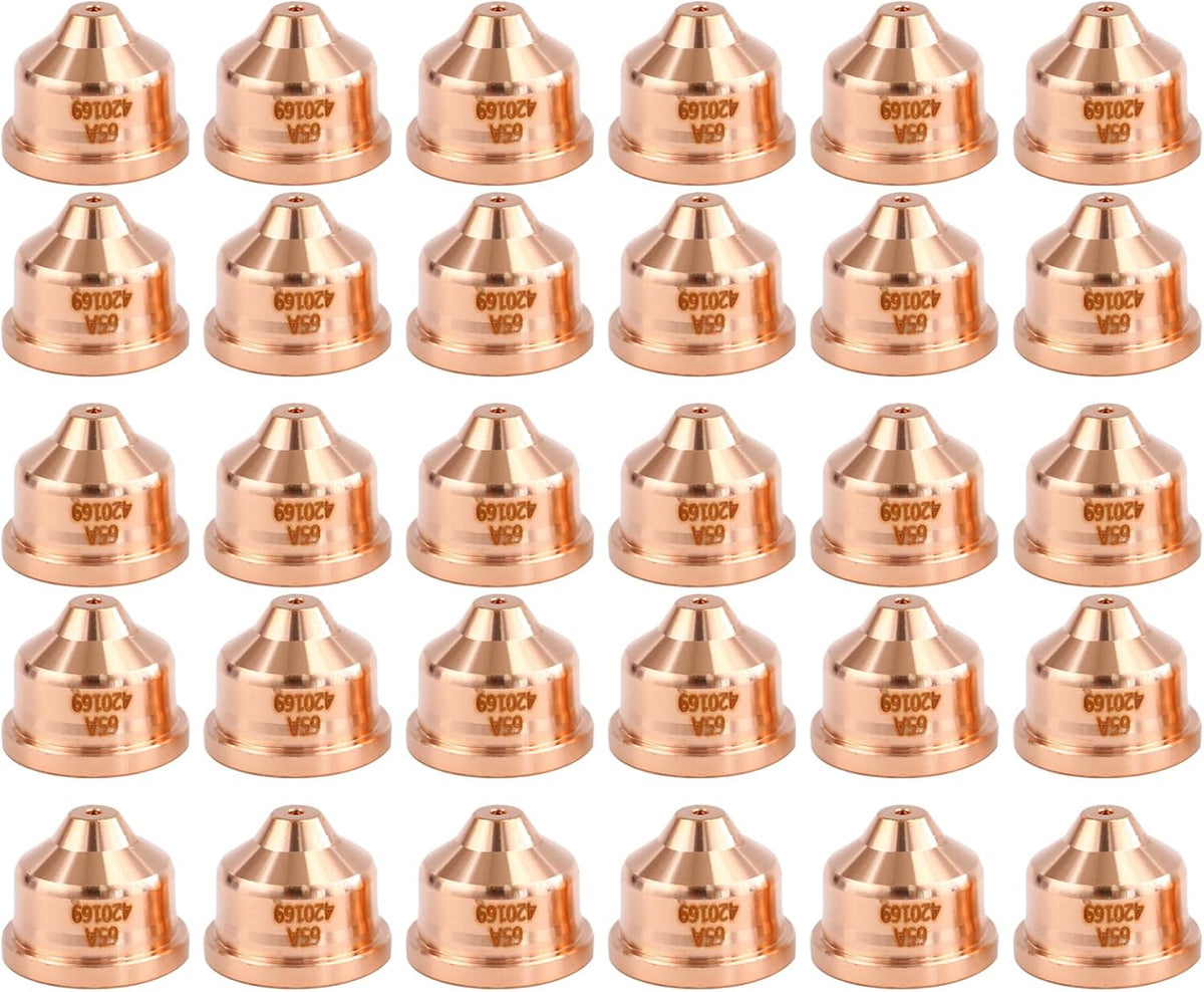 40 Pcs 420158 Plasma Nozzle Tips Fit PMX 125 Cutting Torch Consumables