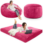 Bean Bag Chairs for Adults - Giant Bean Bag Convertible Floor Sofa