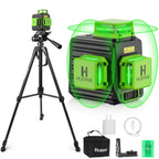 HUEPAR Laser Level 360 Self Leveling with 50" Tripod, 3x360° Laser Leveler